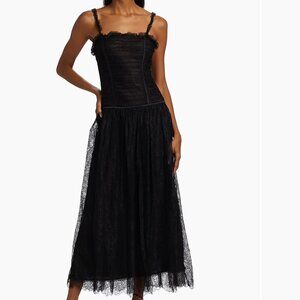 BNWT Ulla Johnson Florelle Chantilly Lace Midi-Dress - size 4 SOLD OUT